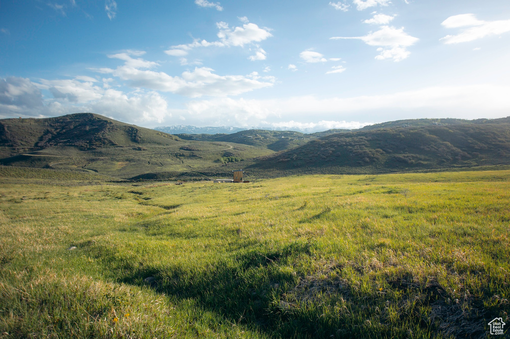 View of mountain background