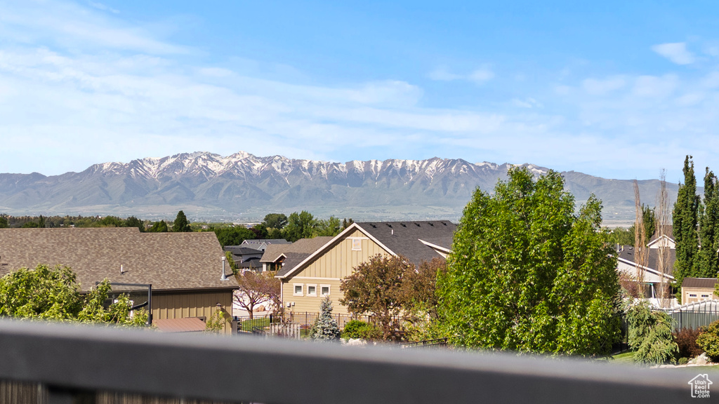 View of mountain backdrop