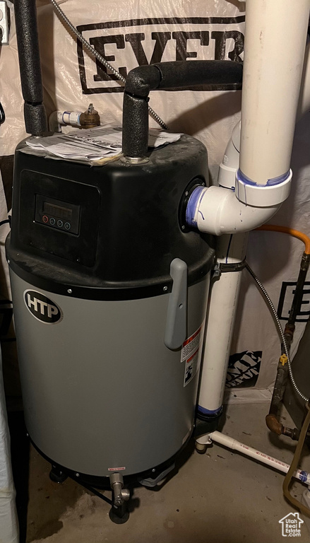 Utilities featuring hybrid water heater
