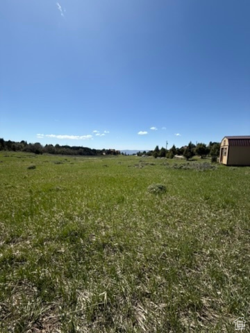View of undeveloped land with rural landscape