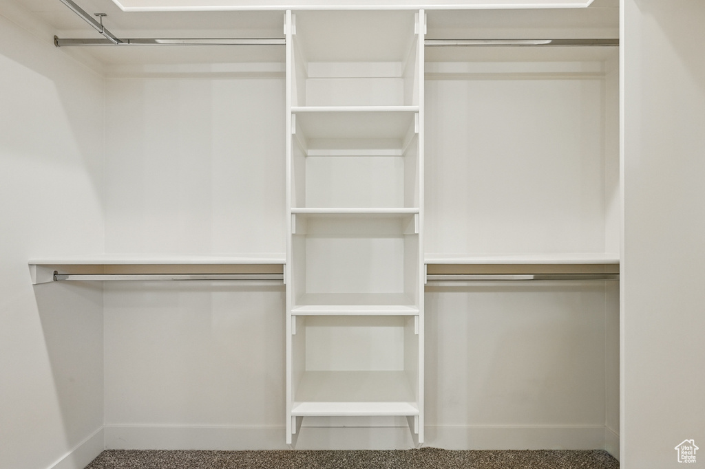 View of spacious closet