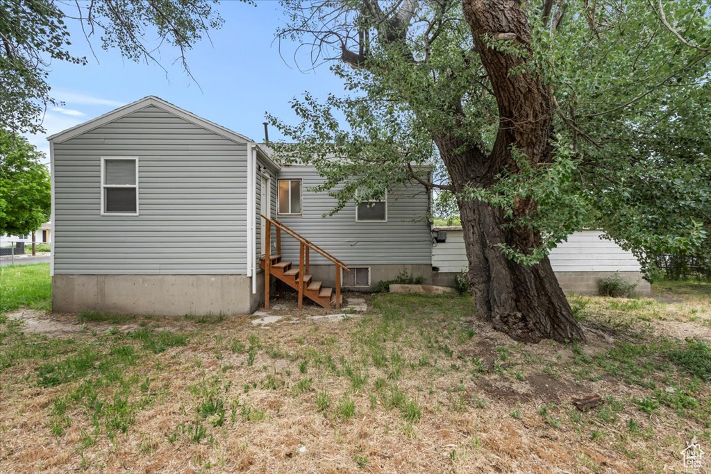 View of rear view of house