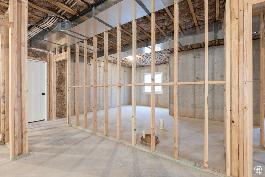 View of basement