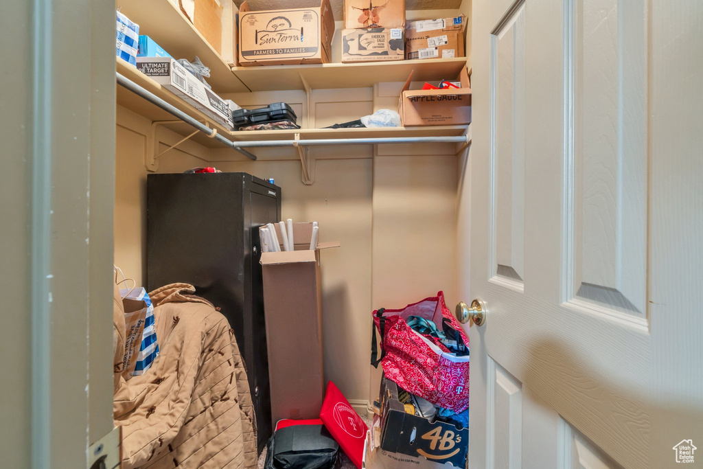 View of storage room