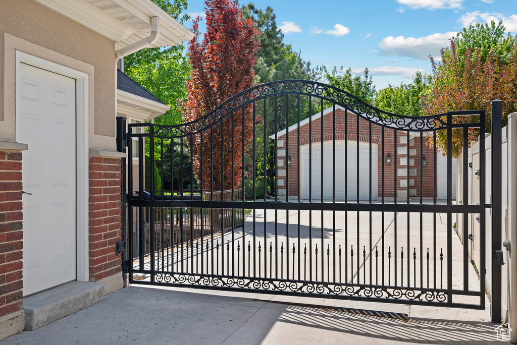 View of gate