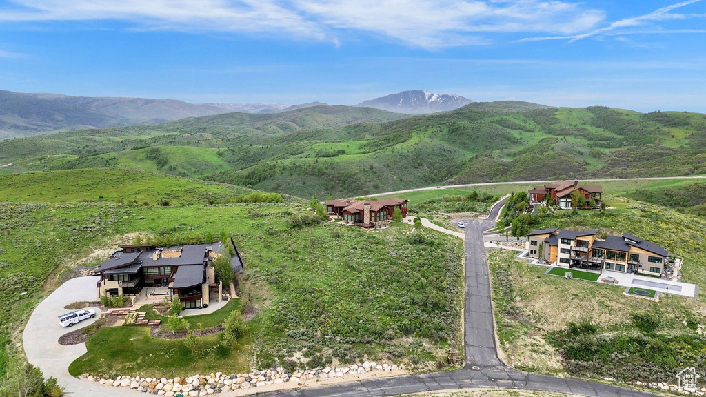View of mountain background