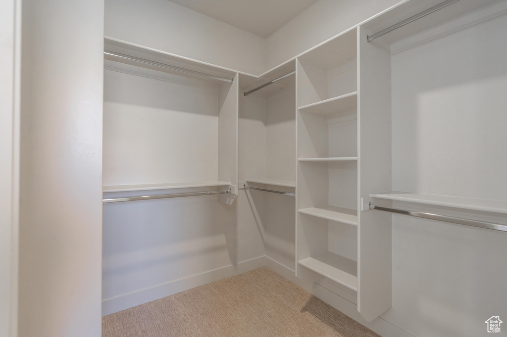 View of spacious closet