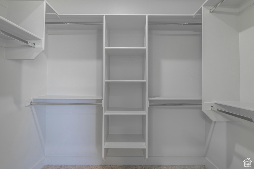 View of spacious closet