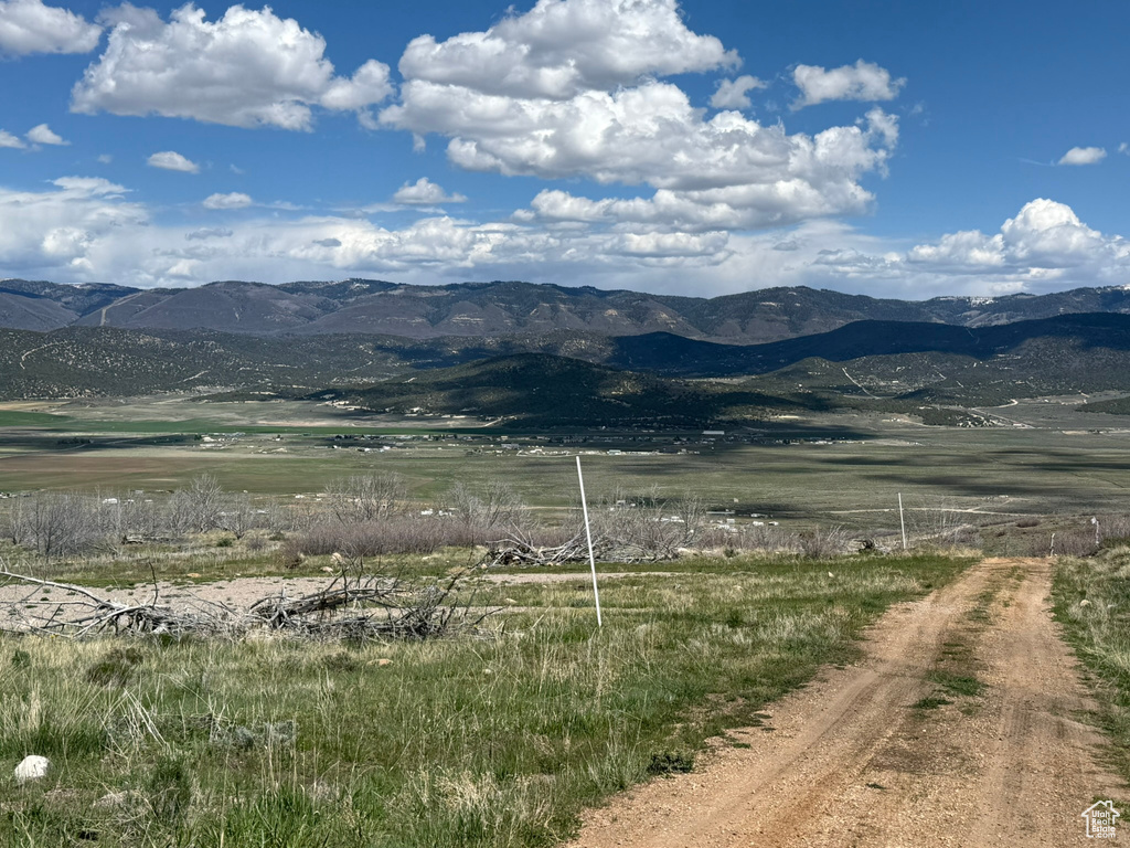 View of mountain backdrop