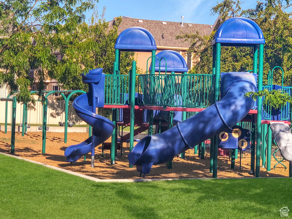Community play area featuring a yard