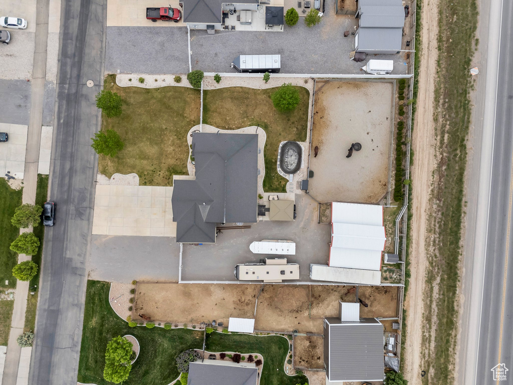 Aerial overview of property's location