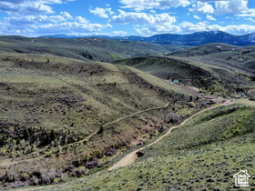 Bird's eye view of mountains