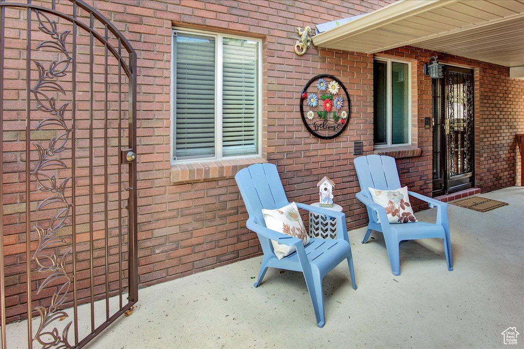 View of patio