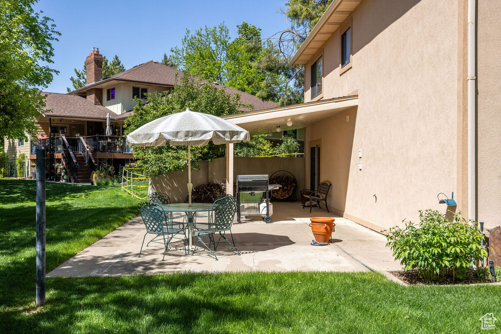 View of patio