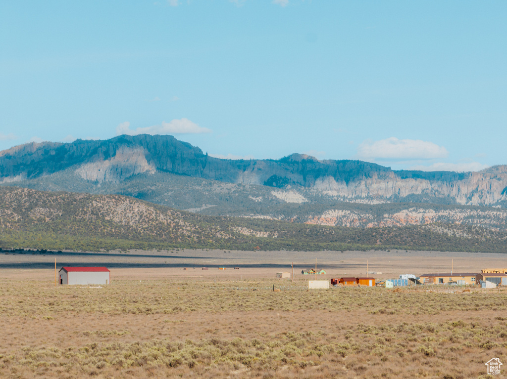 Mountain view featuring rural landscape