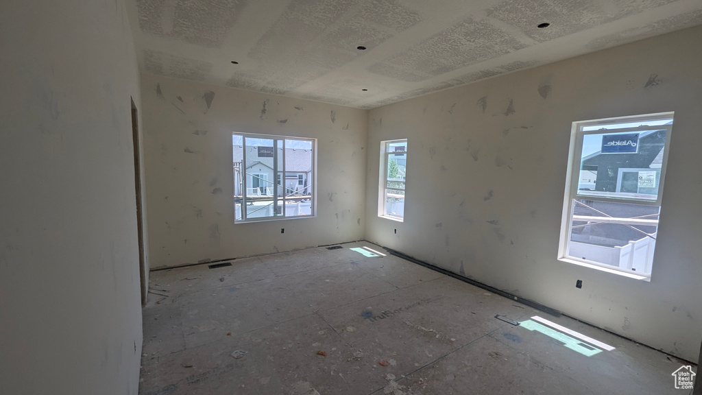 View of spare room