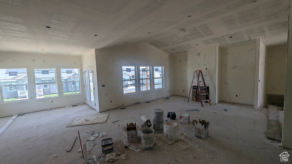 View of unfurnished living room