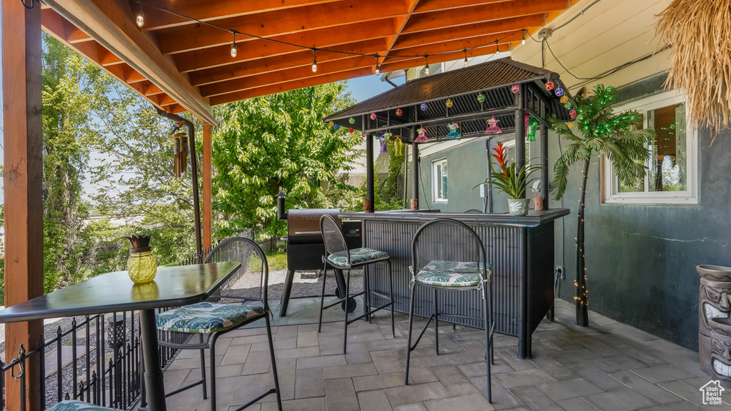 View of patio