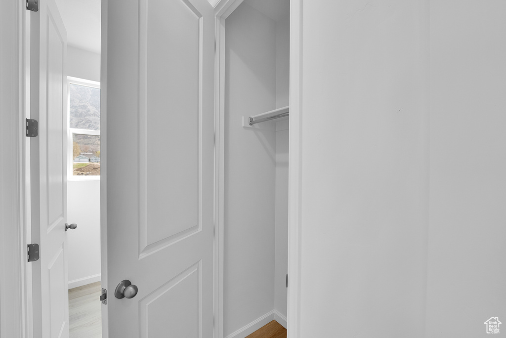 View of closet
