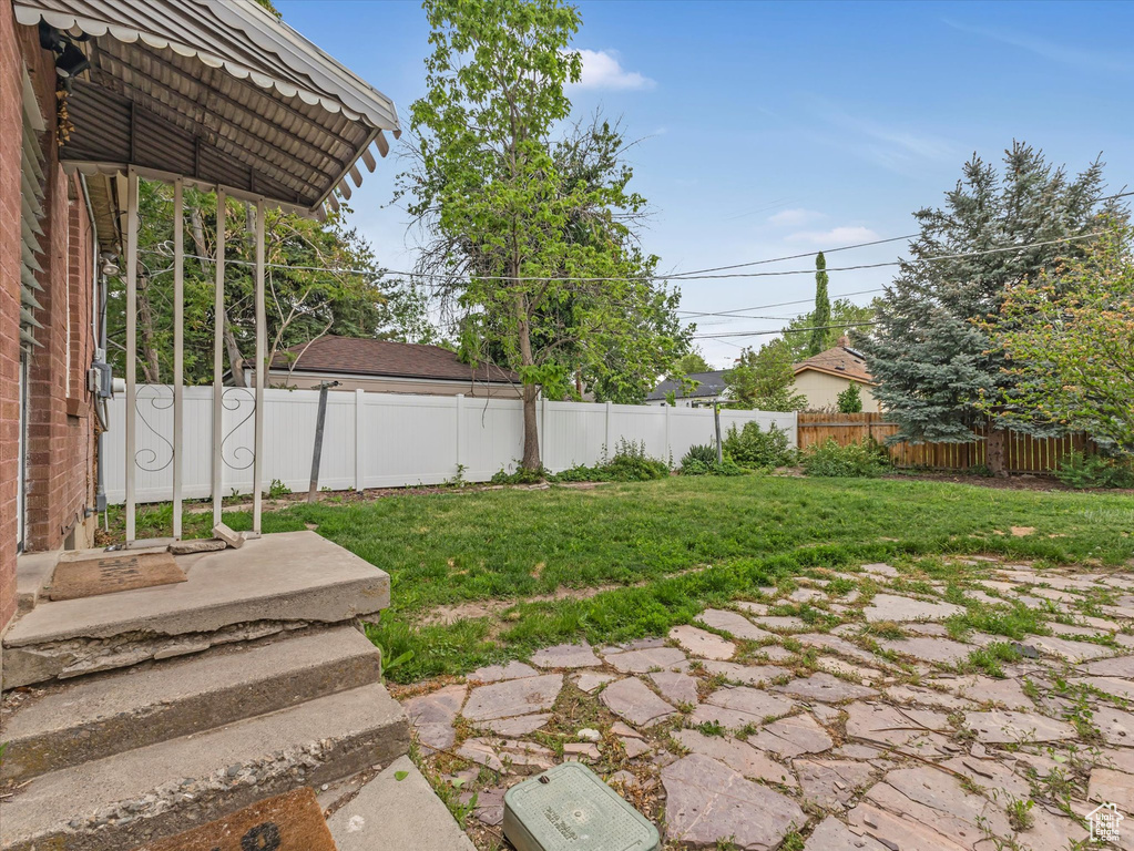 View of yard