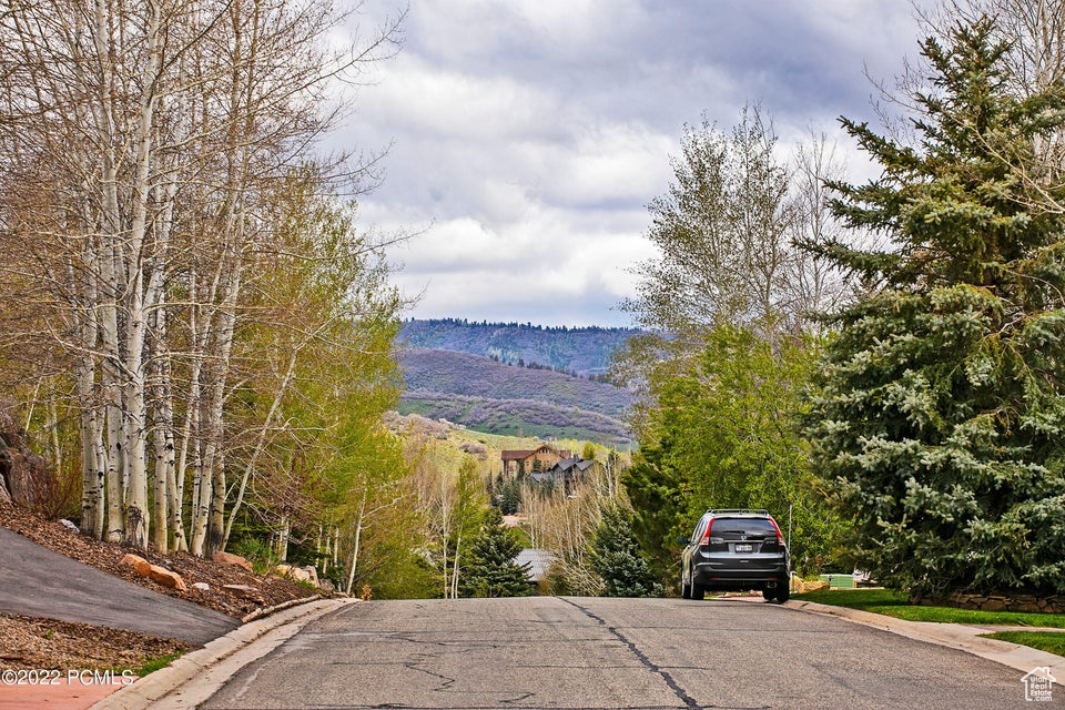 Water view featuring a mountainous background