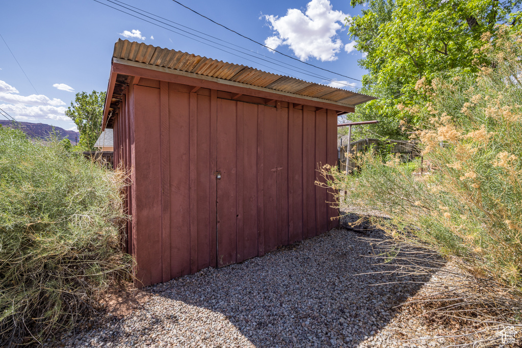 View of shed