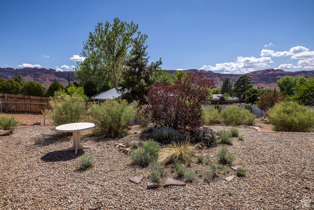 View of mountain backdrop