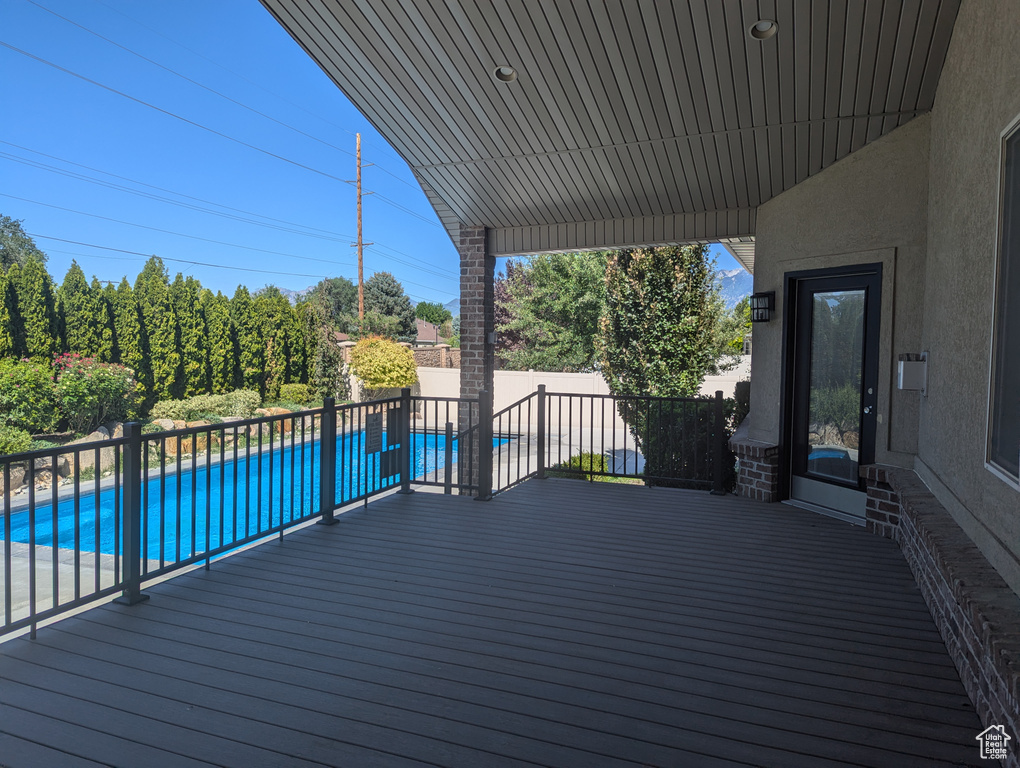 View of deck
