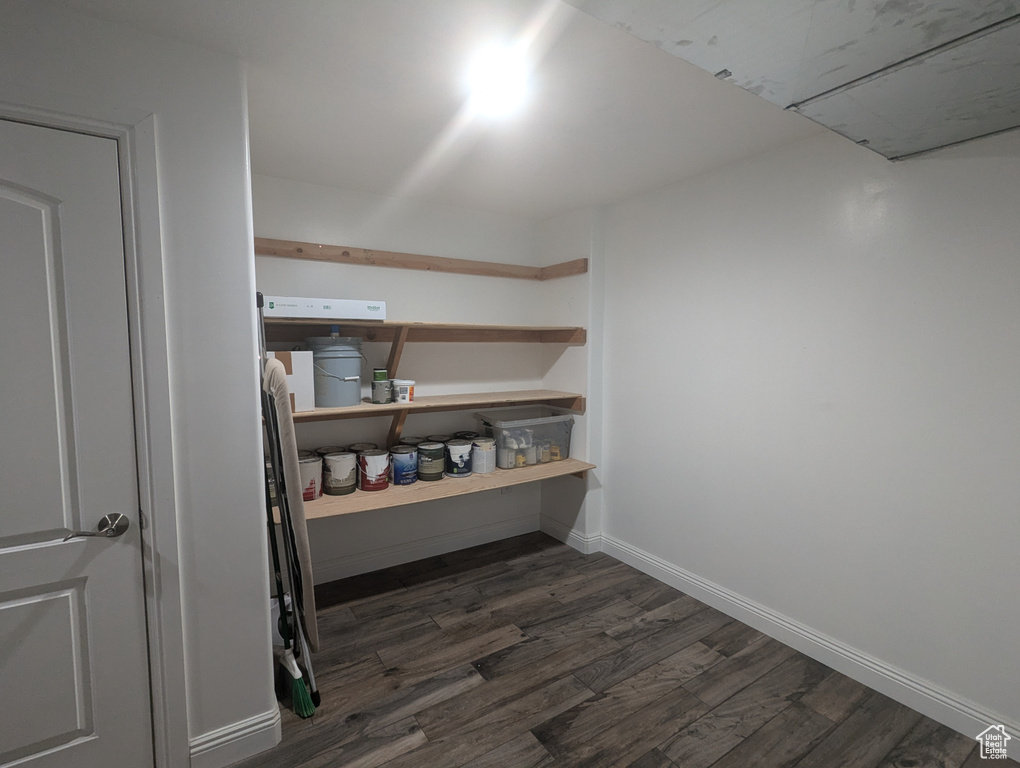 View of storage room