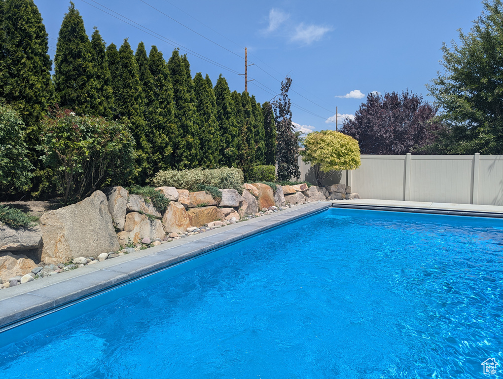 View of pool