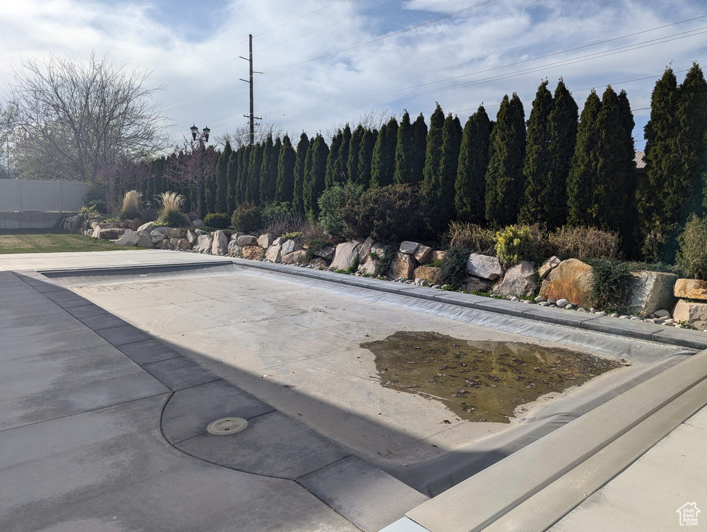 View of pool