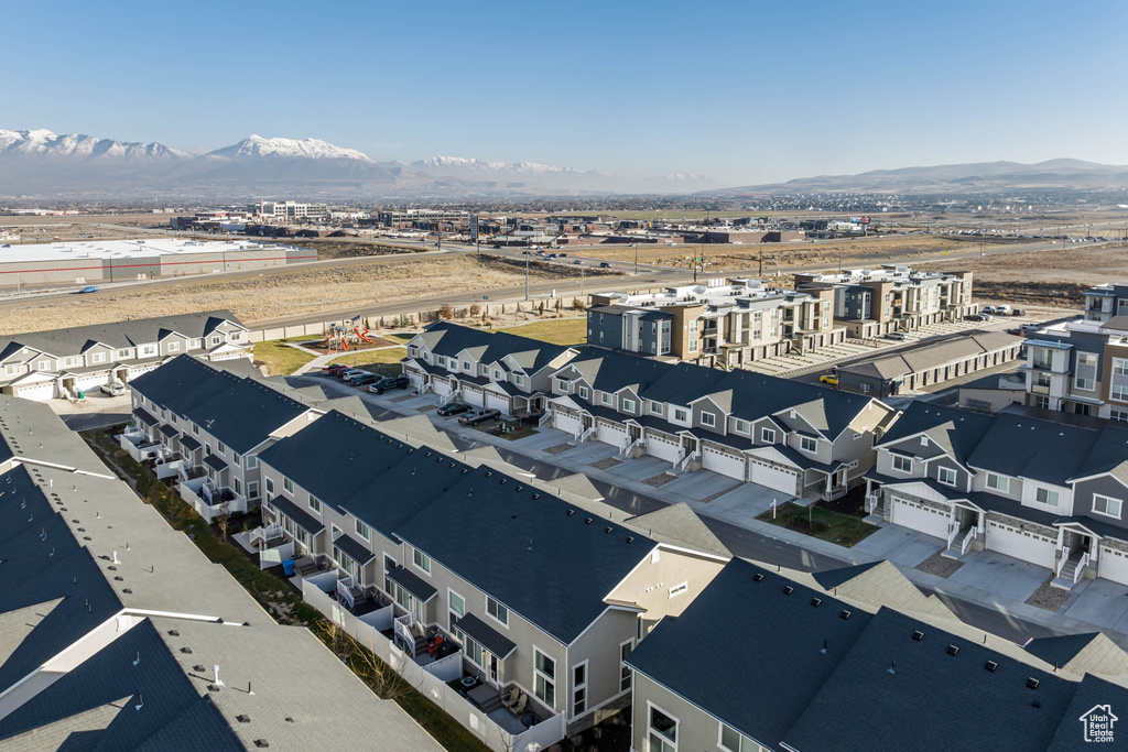 Aerial view of mountains