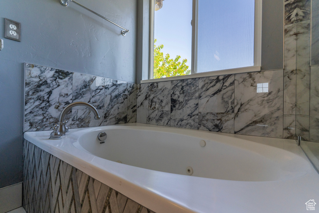 Bathroom with a bath