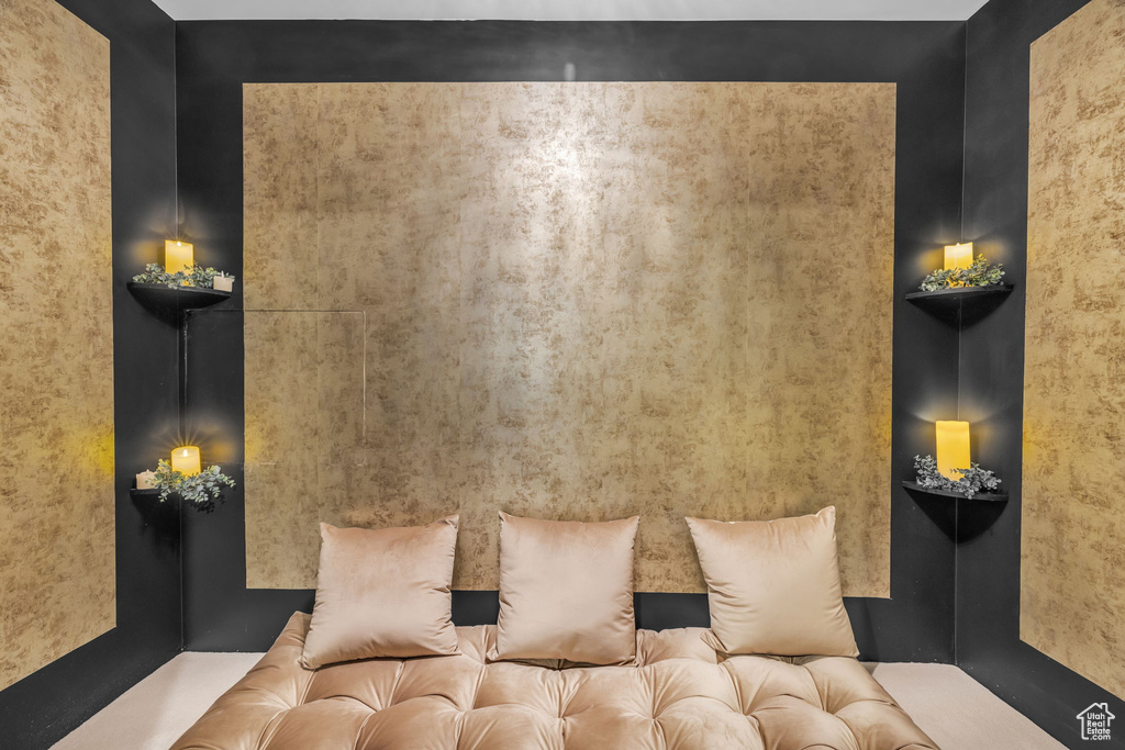 View of home theater room
