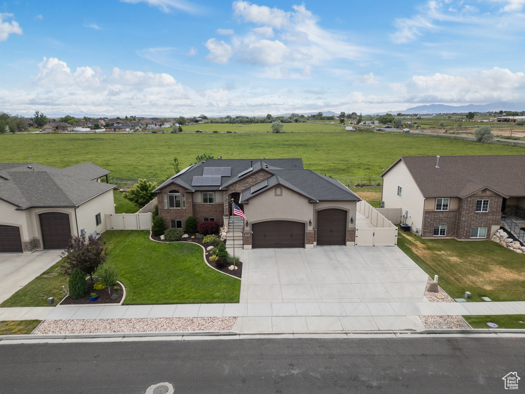 Aerial view of property and surrounding area