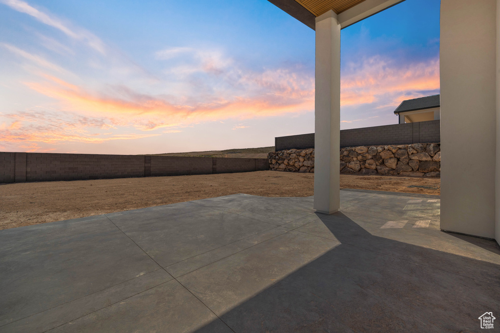 View of patio / terrace featuring a fenced backyard