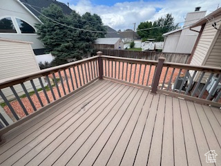 View of deck