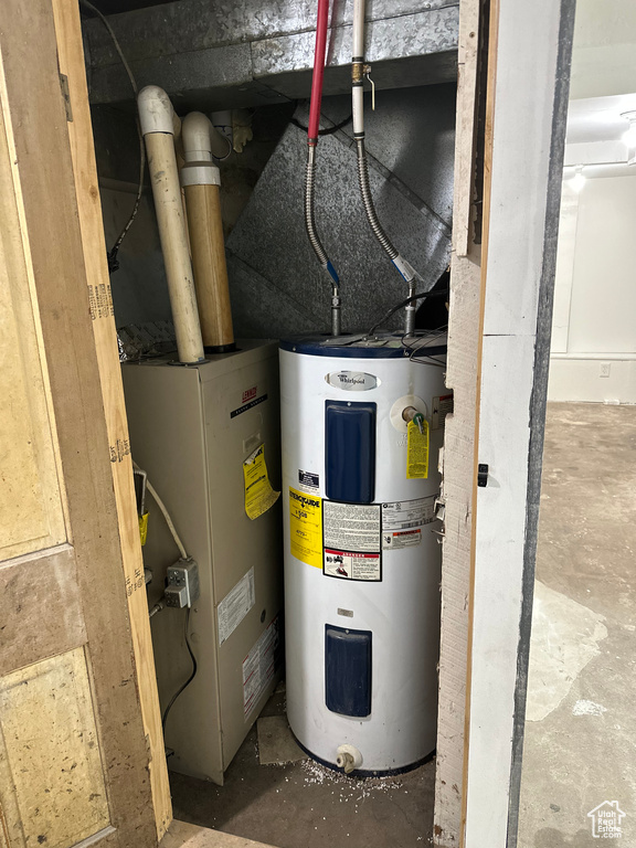 Utilities with water heater