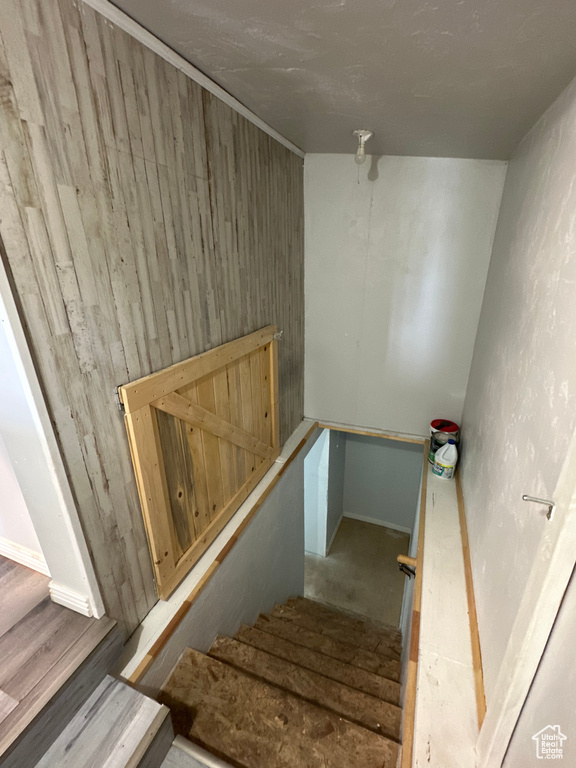 View of stairs