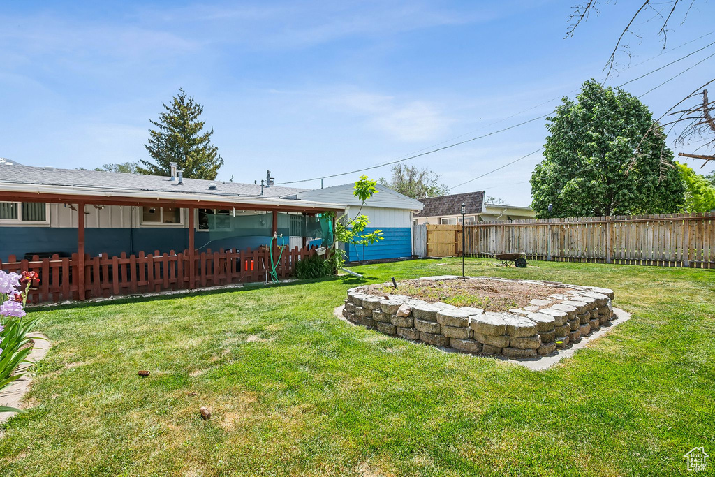 View of yard