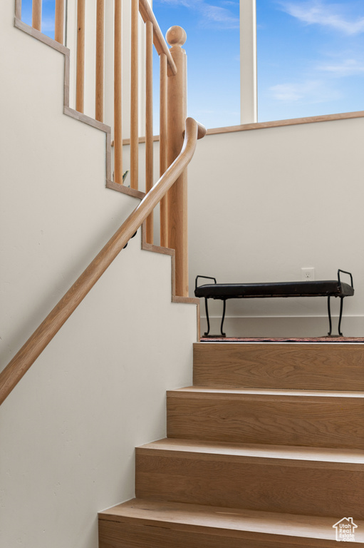 View of stairway