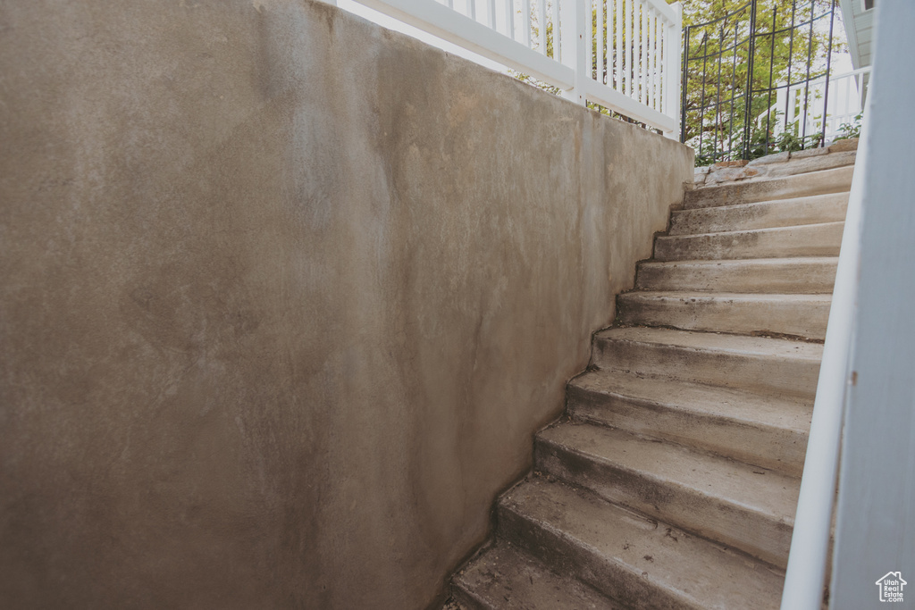 View of stairway