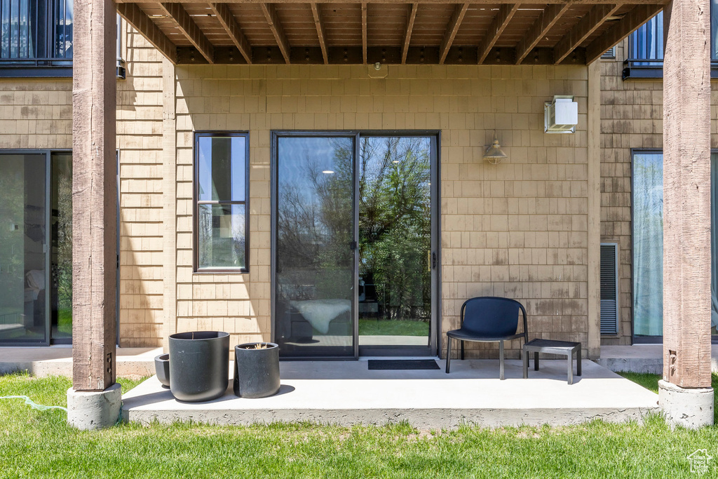 View of entrance to property
