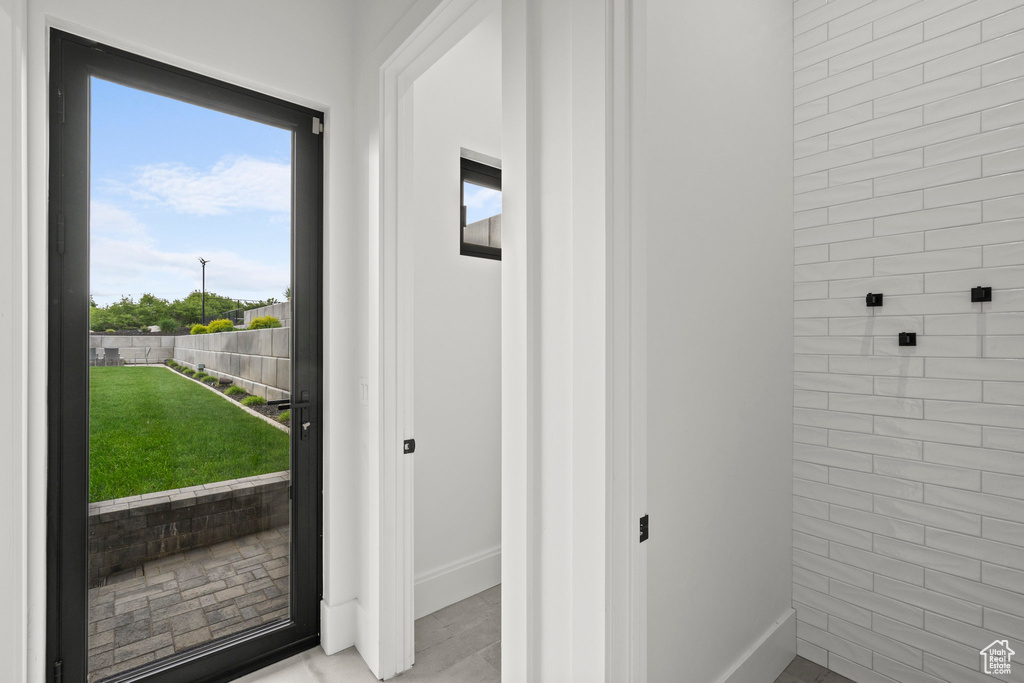 Bathroom with baseboards