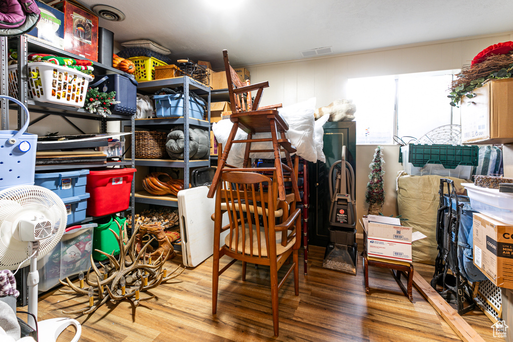View of storage room