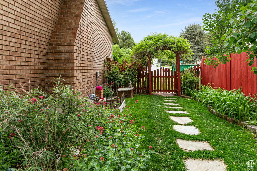 View of yard