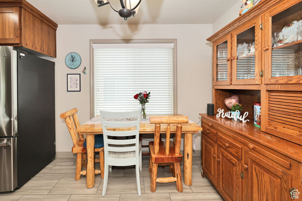 View of dining space