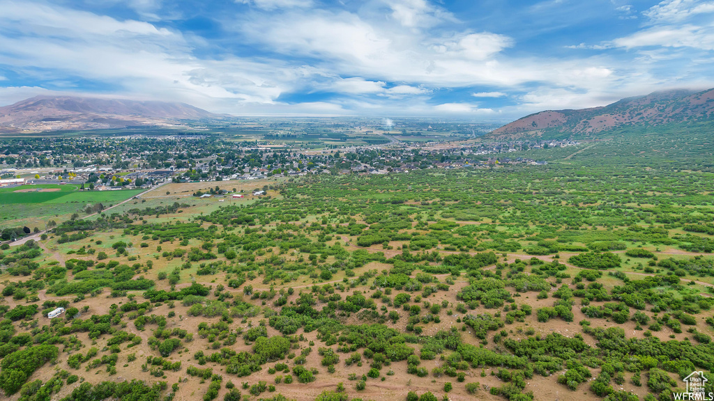 View of mountain background