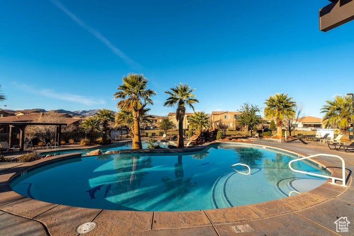Swimming pool featuring a patio
