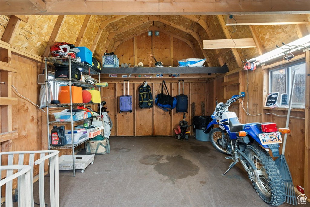 View of storage room